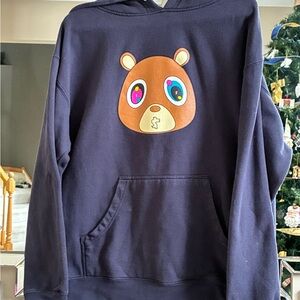 KAYNE WEST GRADUATION BEAR HOODIE, Sz L!